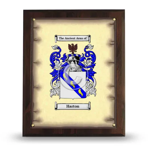 Harton Coat of Arms Plaque