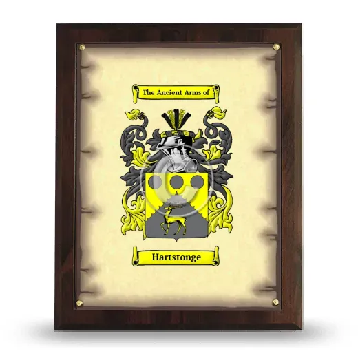 Hartstonge Coat of Arms Plaque