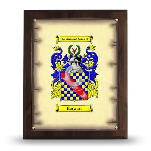 Harwart Coat of Arms Plaque