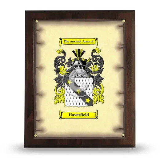 Haverfield Coat of Arms Plaque