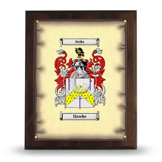 Hawke Coat of Arms Plaque