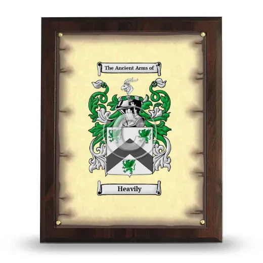 Heavily Coat of Arms Plaque