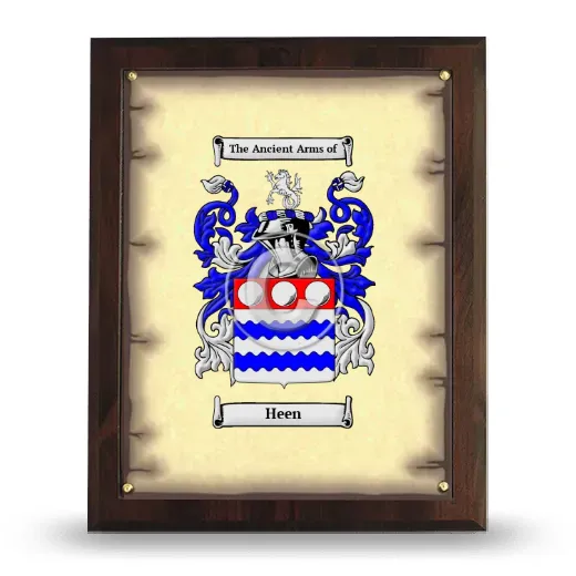 Heen Coat of Arms Plaque