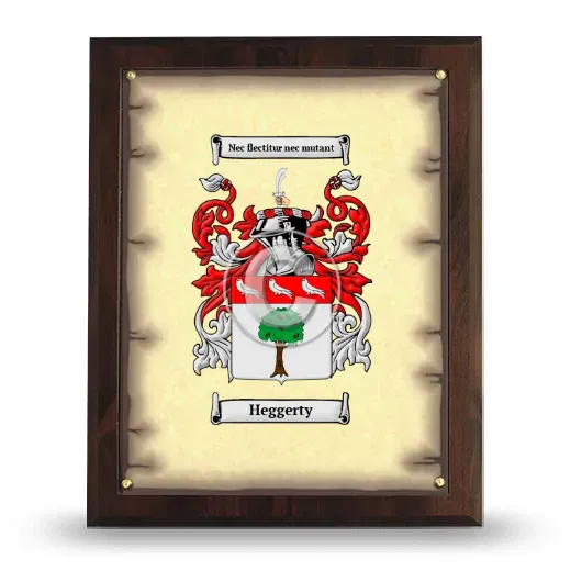 Heggerty Coat of Arms Plaque
