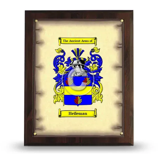Heileman Coat of Arms Plaque