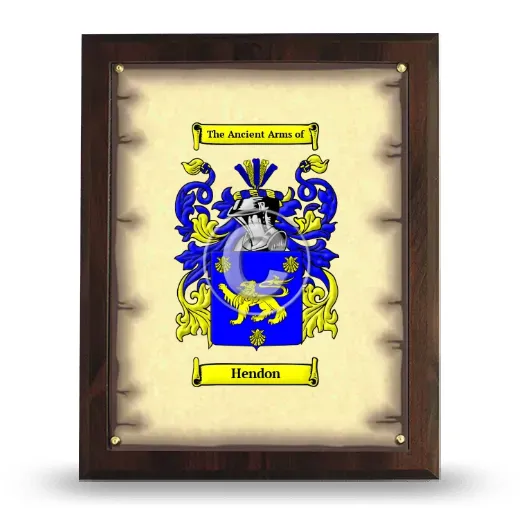 Hendon Coat of Arms Plaque