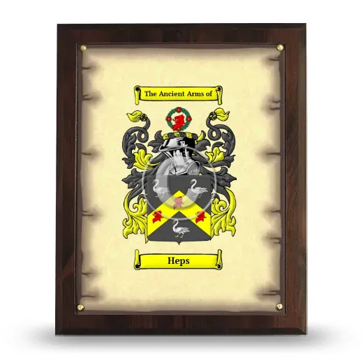 Heps Coat of Arms Plaque
