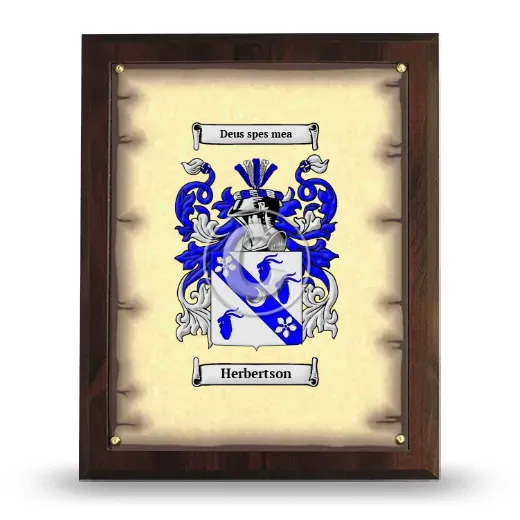 Herbertson Coat of Arms Plaque