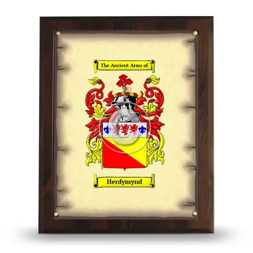 Herdymynd Coat of Arms Plaque