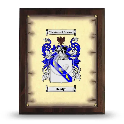 Herdyn Coat of Arms Plaque