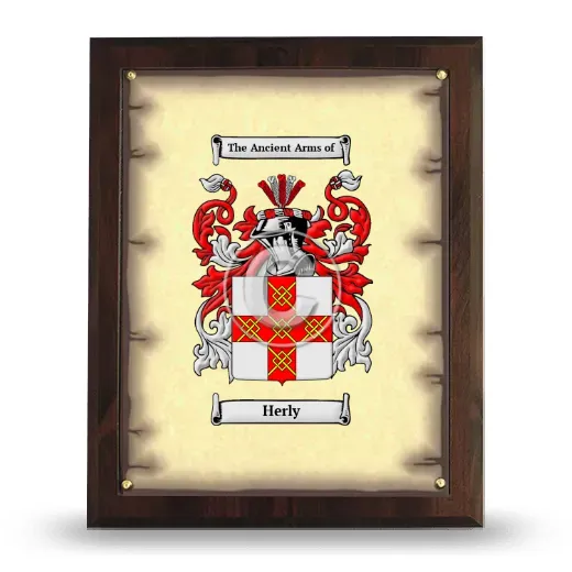 Herly Coat of Arms Plaque
