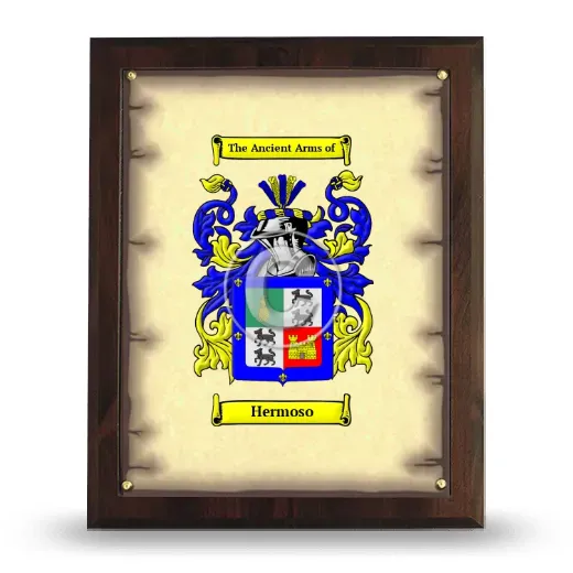 Hermoso Coat of Arms Plaque