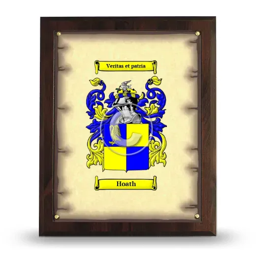 Hoath Coat of Arms Plaque