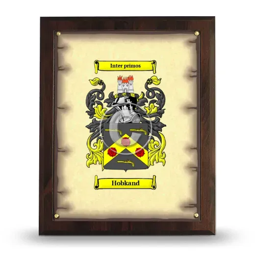 Hobkand Coat of Arms Plaque