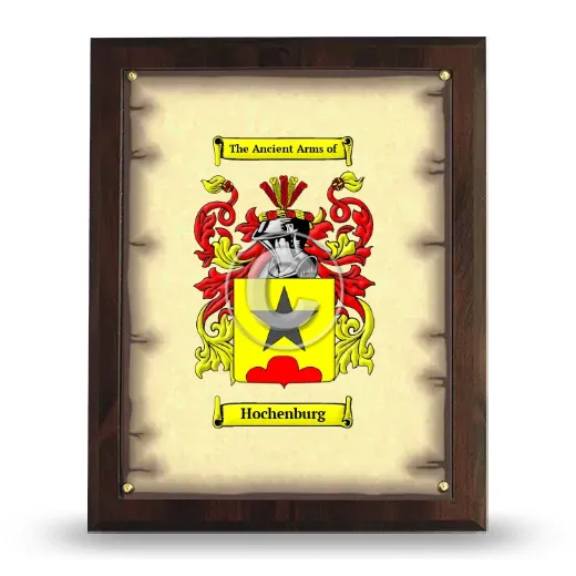 Hochenburg Coat of Arms Plaque