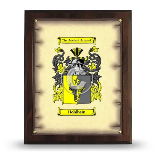 Hohlbein Coat of Arms Plaque