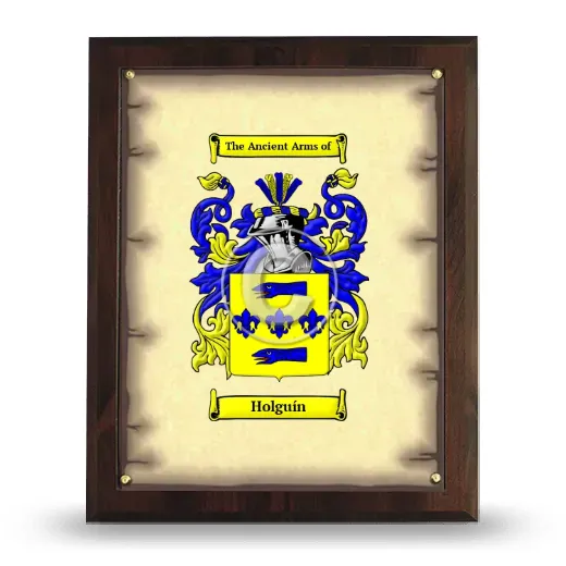 Holguín Coat of Arms Plaque
