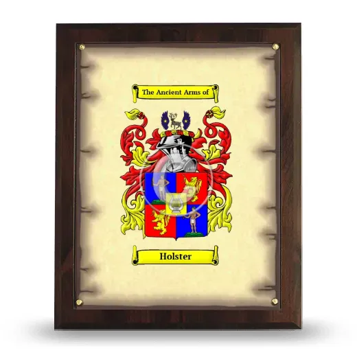 Holster Coat of Arms Plaque