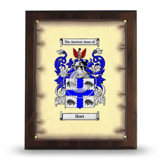 Hort Coat of Arms Plaque