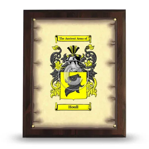 Houll Coat of Arms Plaque