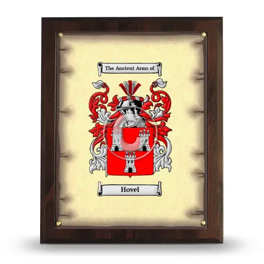 Hovel Coat of Arms Plaque