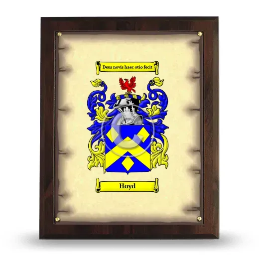 Hoyd Coat of Arms Plaque
