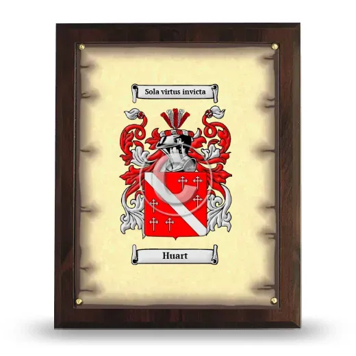 Huart Coat of Arms Plaque
