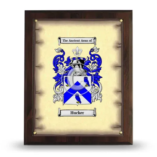 Hucker Coat of Arms Plaque