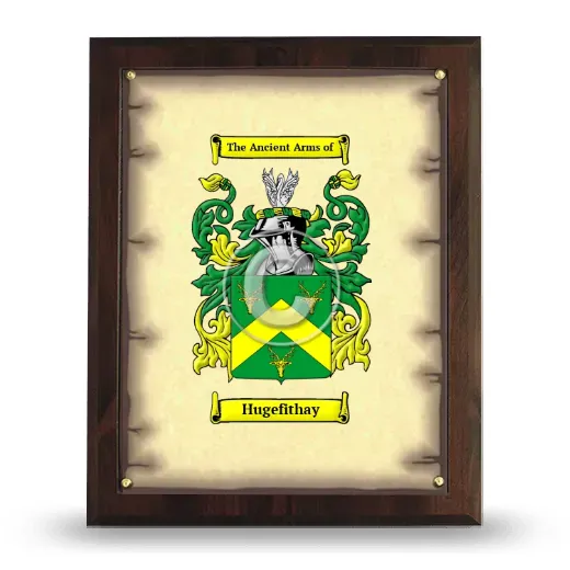 Hugefithay Coat of Arms Plaque