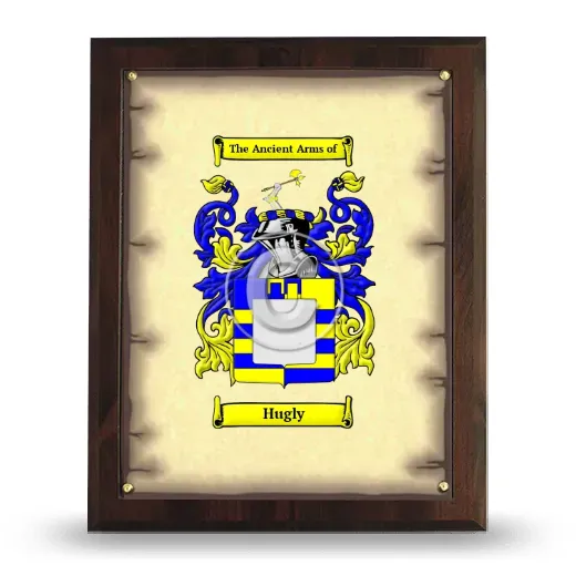 Hugly Coat of Arms Plaque
