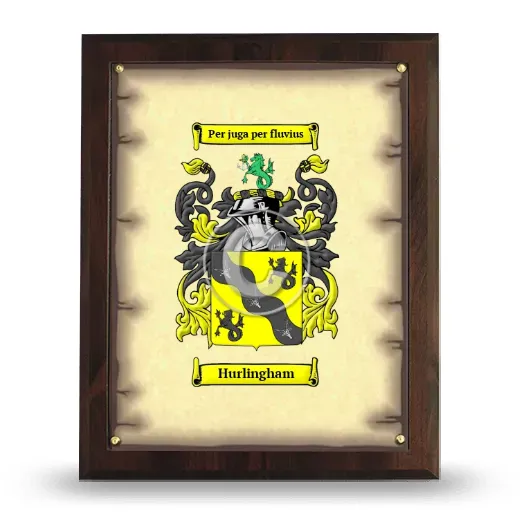Hurlingham Coat of Arms Plaque