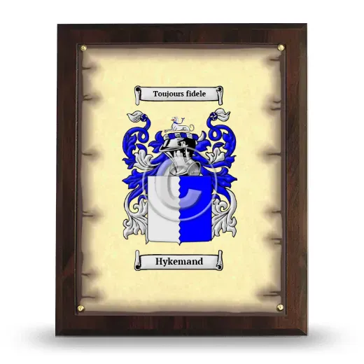 Hykemand Coat of Arms Plaque