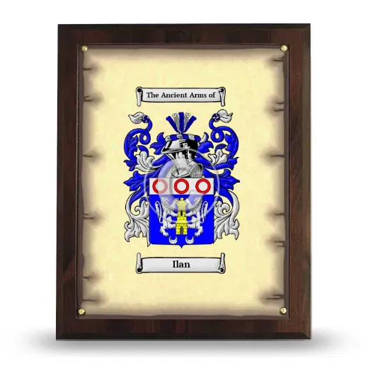 Ilan Coat of Arms Plaque