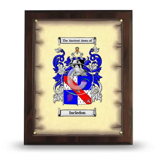 Incledon Coat of Arms Plaque
