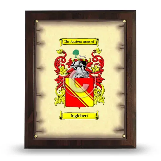 Inglebert Coat of Arms Plaque