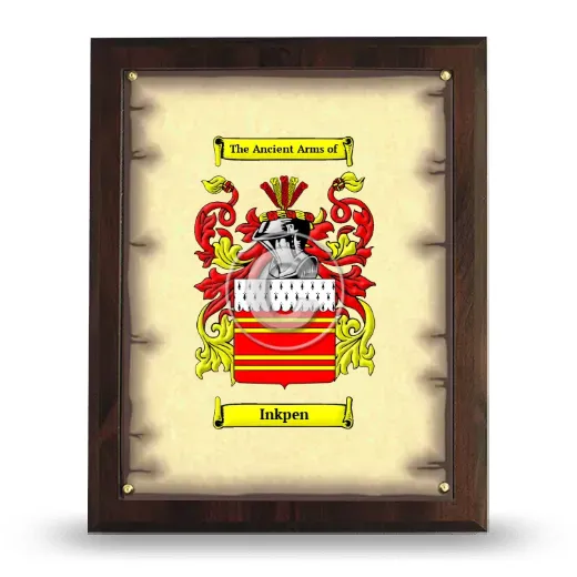 Inkpen Coat of Arms Plaque