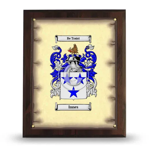 Innes Coat of Arms Plaque