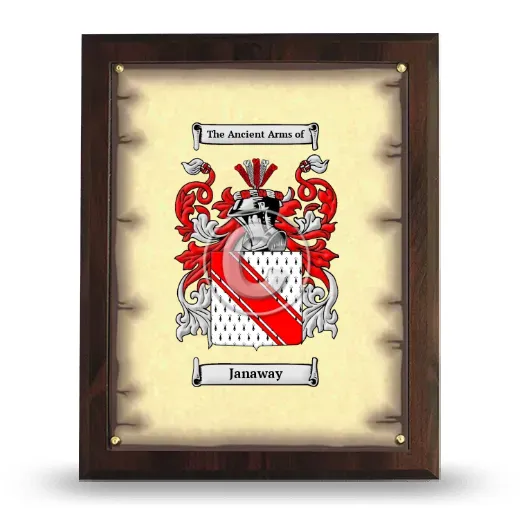 Janaway Coat of Arms Plaque