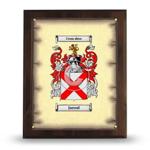 Jarrod Coat of Arms Plaque