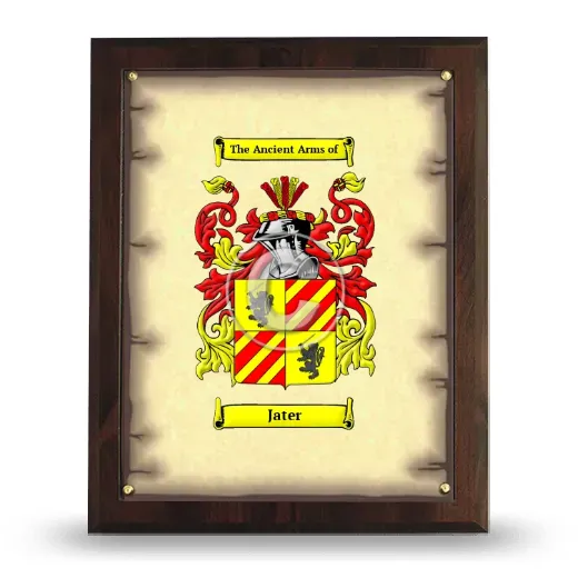 Jater Coat of Arms Plaque