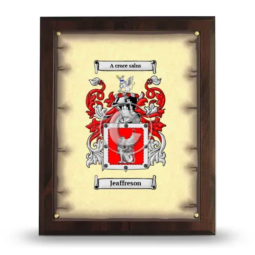 Jeaffreson Coat of Arms Plaque