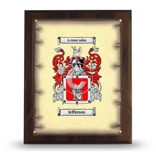 Jefferson Coat of Arms Plaque