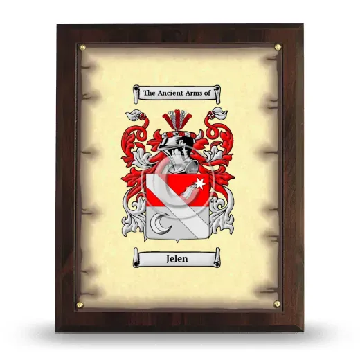 Jelen Coat of Arms Plaque