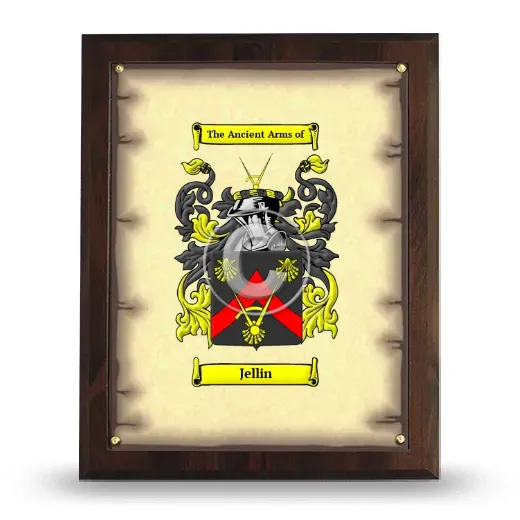 Jellin Coat of Arms Plaque