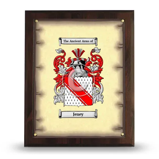Jeney Coat of Arms Plaque