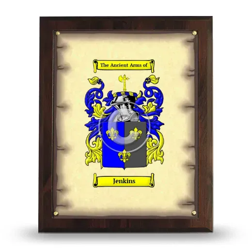 Jenkins Coat of Arms Plaque