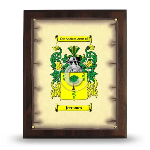 Jerromes Coat of Arms Plaque
