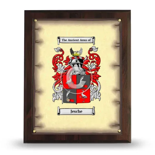 Jesche Coat of Arms Plaque