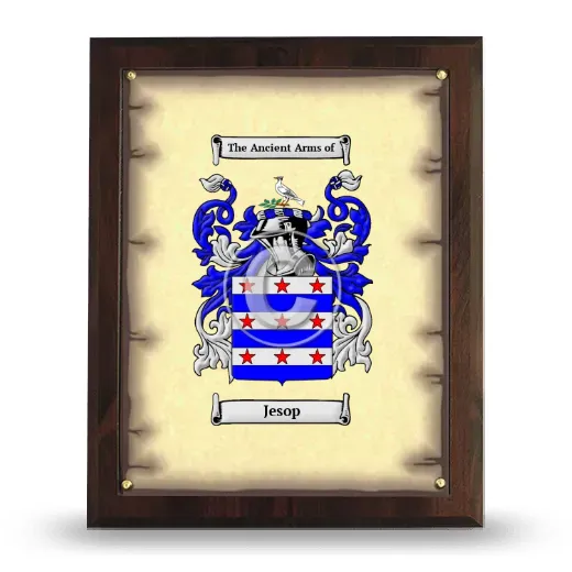 Jesop Coat of Arms Plaque