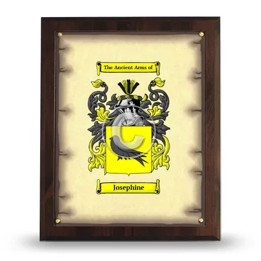 Josephine Coat of Arms Plaque